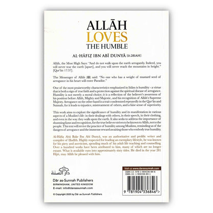 Allah Loves The Humble Al Hafiz Ibn Abi Dunya