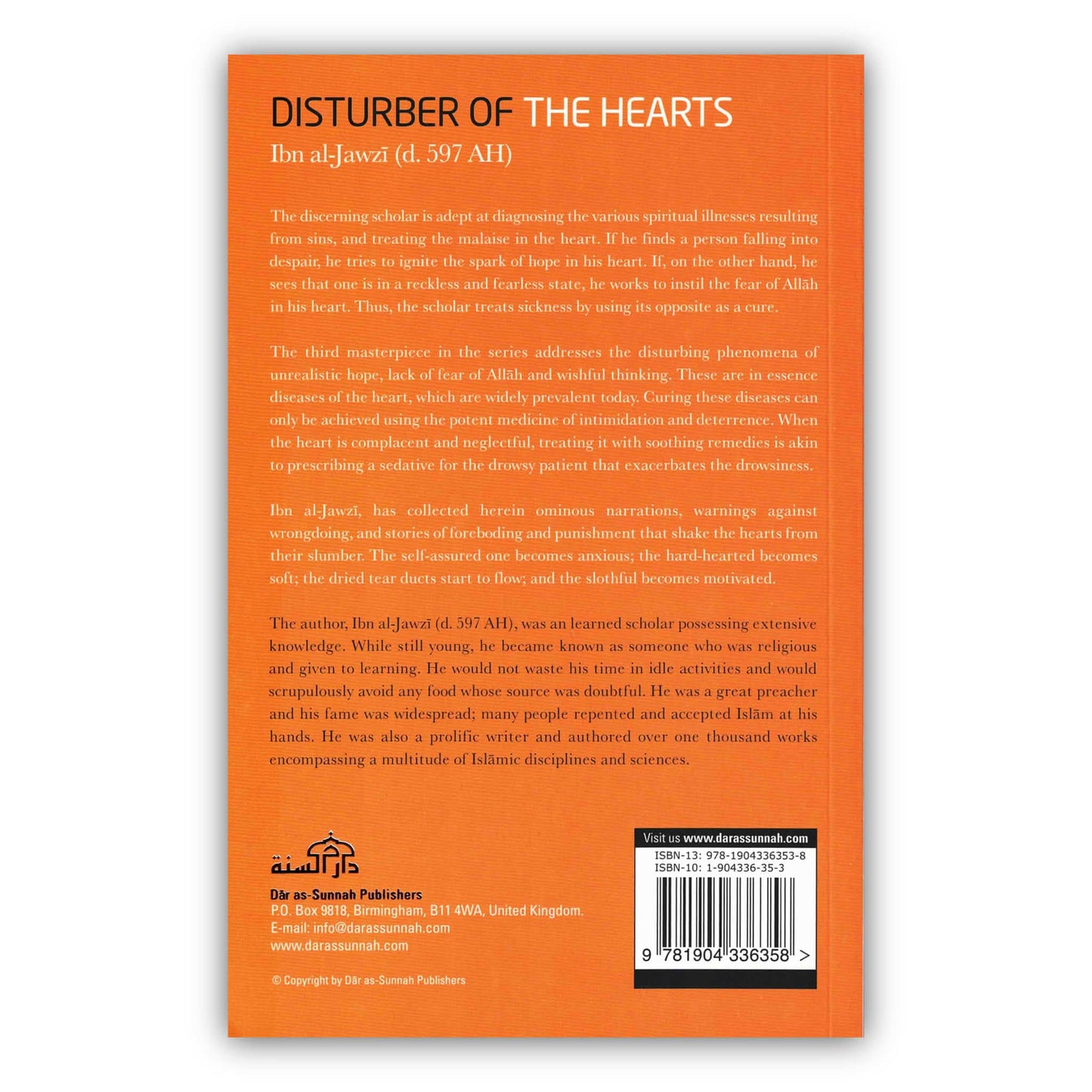 Disturber Of The Hearts By Abul-Faraj Ibn al-Jawzi