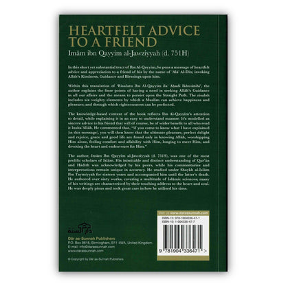 Heartfelt Advice To A Friend By Imam ibn Qayyim al-jawziyyah