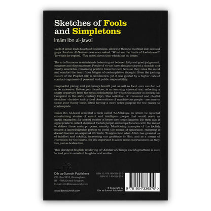 Sketches Of Fools And Simpletons By Abul-Faraj Ibn al-Jawzi